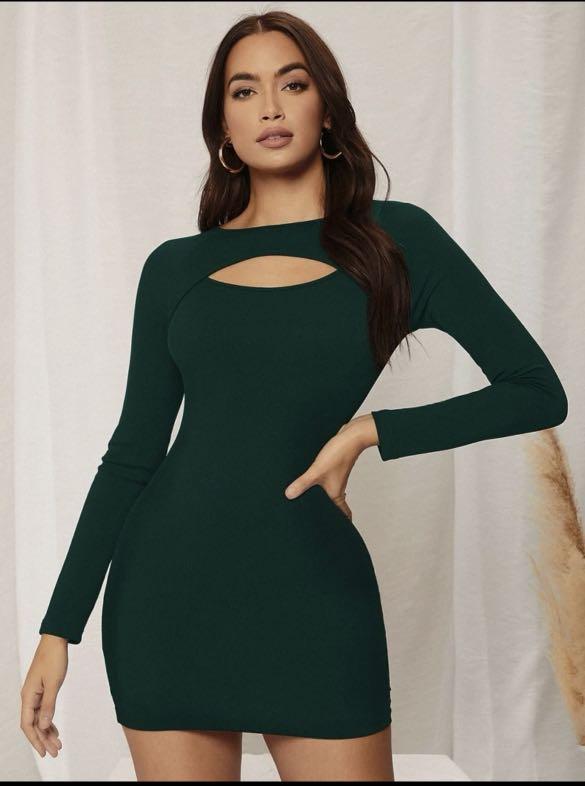 Shein Green Bodycon Dress, Women's Fashion, Dresses & Sets, Dresses on Carousell Shein Green Bodycon Dress, Women's Fashion, Dresses & Sets, Dresses on Carousell