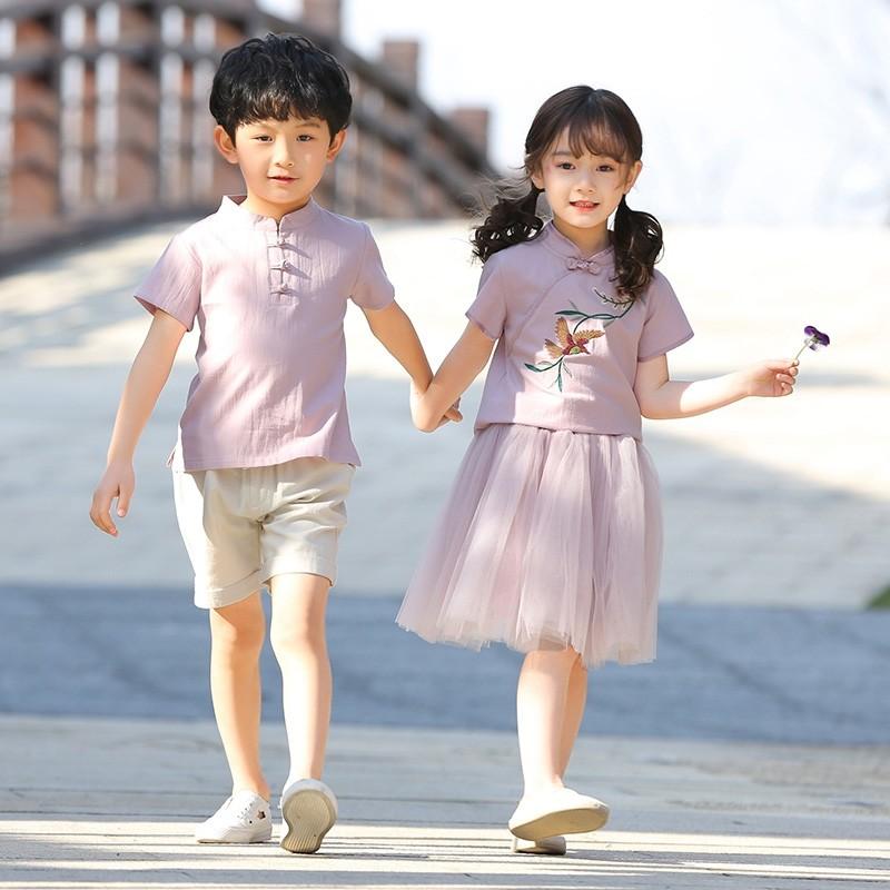 Sister and brother traditional Chinese costume, Babies & Kids, Babies