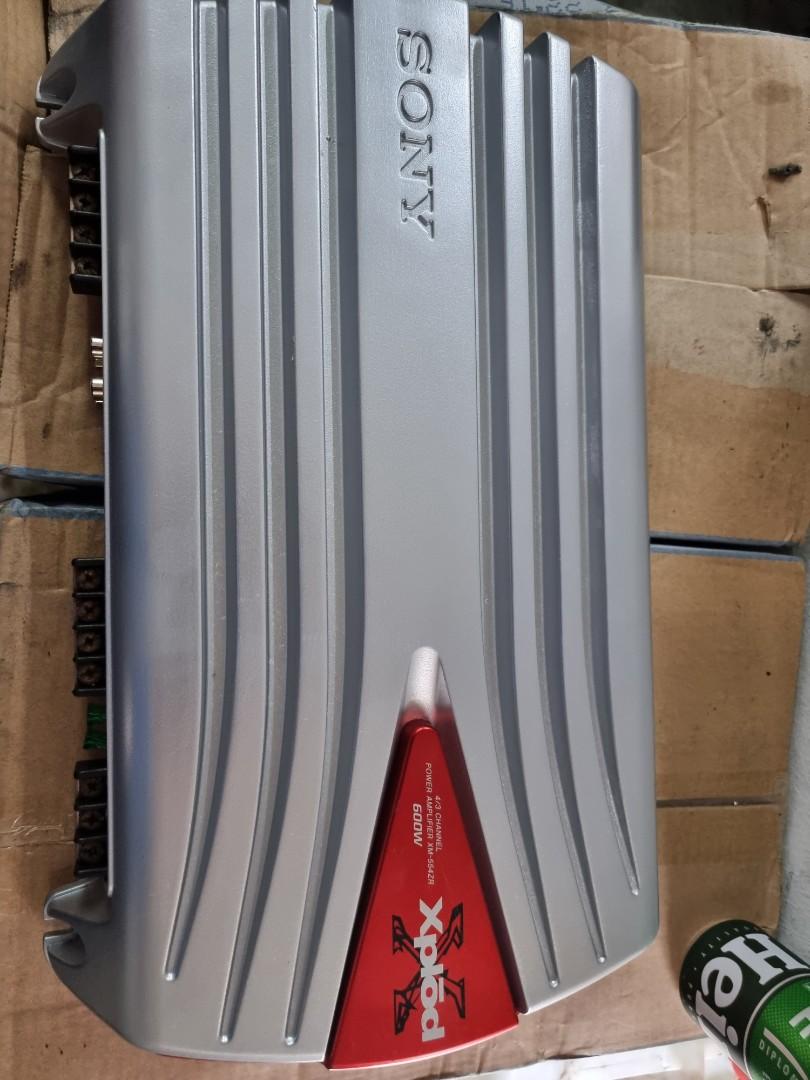 Sony Xplod Power Amplifier XM_554ZR 600W 4/3 channel, Car Accessories