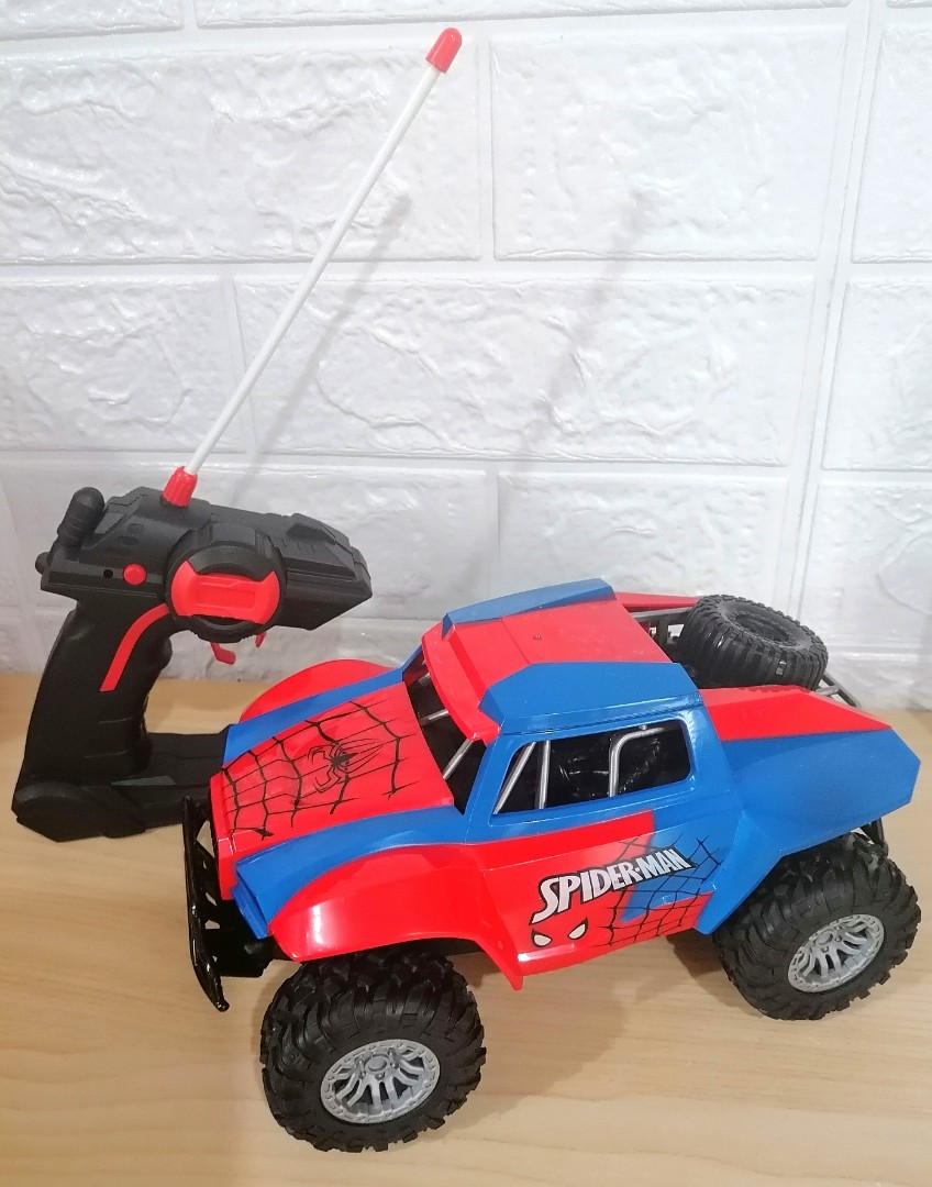 Spiderman remote controlled car, Hobbies & Toys, Toys & Games on Carousell