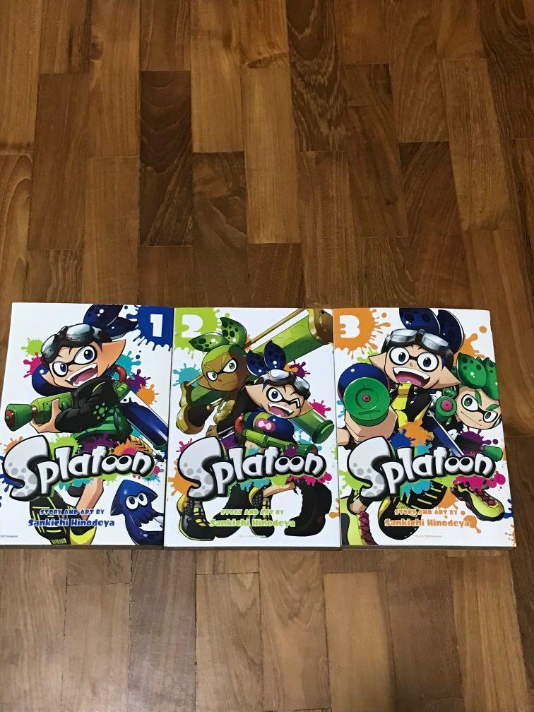 Splatoon Books Splatoon manga volume 1 2 3, Hobbies & Toys, Books & Magazines, Comics ...