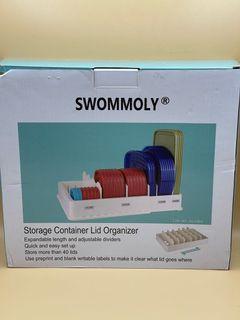 SWOMMOLY Storage Lid Organizer