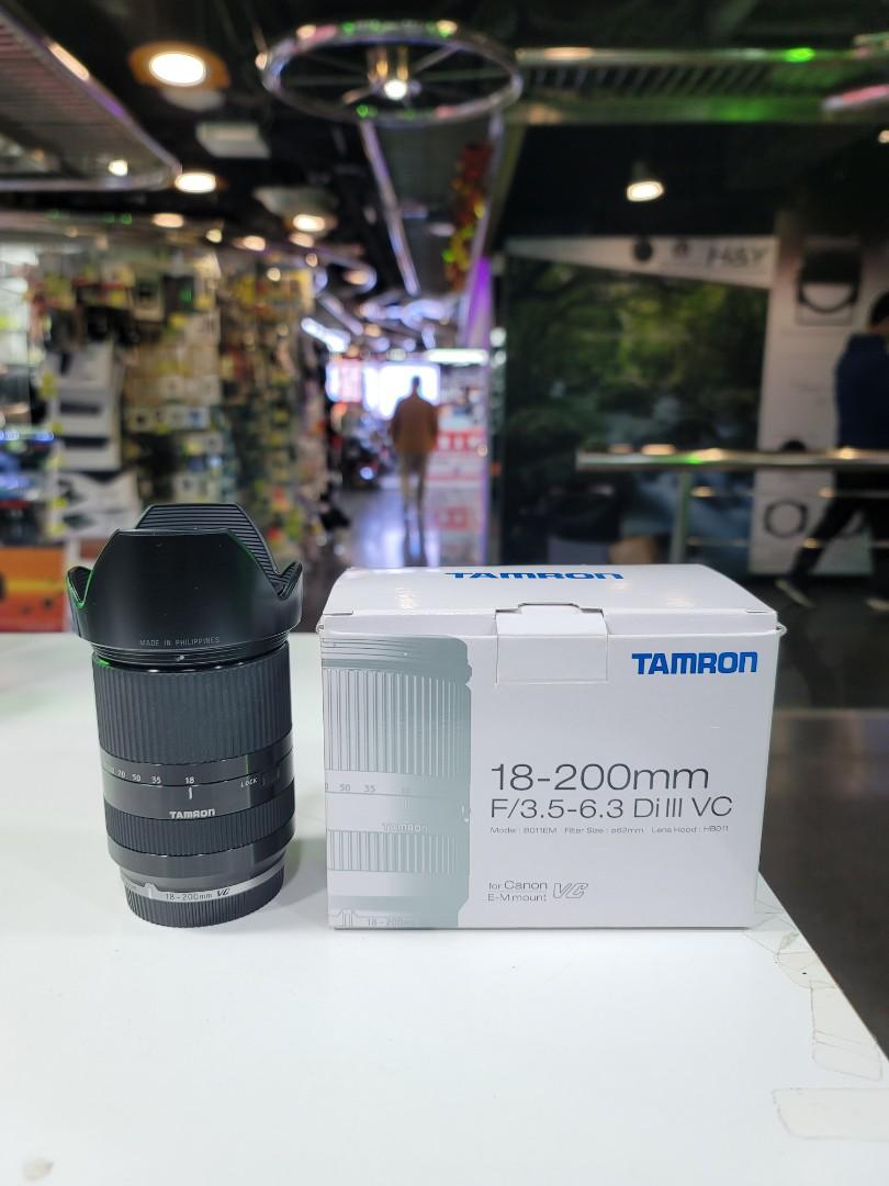 Tamron 18-200mm f3.5-6.3 Di iii VC for canon m mount行貨2020年8月