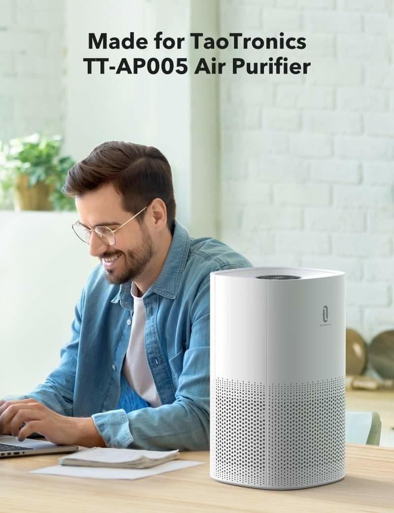 TaoTronics TTAP005 HEPA Air Purifier for Home with Air Quality Sensor