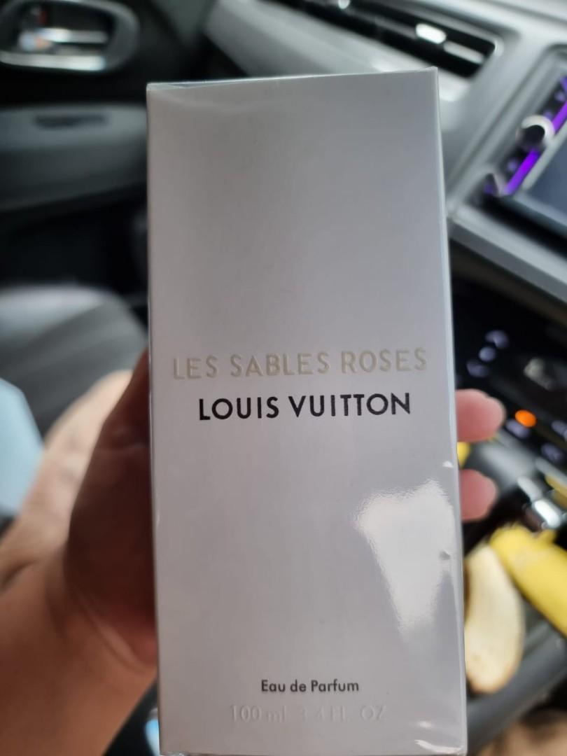 BEST SELLER Les Sables Roses Eau De Parfum 100ml No Cap by LV LOUIS VUITTON  Original Tester Eropa (NEW FULL BOX TANPA TUTUP)