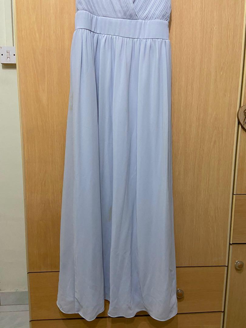 TFNC lavender fog bridesmaid/ evening dress, Women's Fashion, Dresses &  Sets, Evening dresses & gowns on Carousell