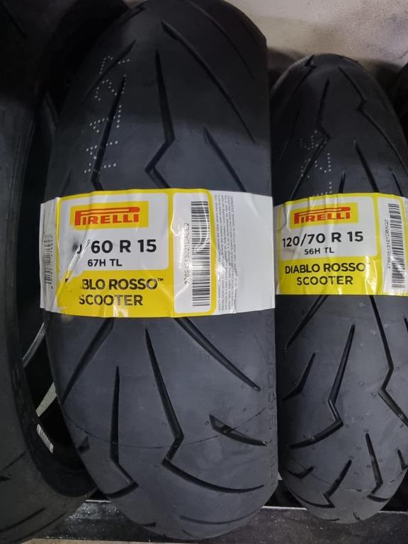 Tmax Tyre Pirelli Diablo Rosso Scooter Motorcycles Motorcycle Accessories On Carousell