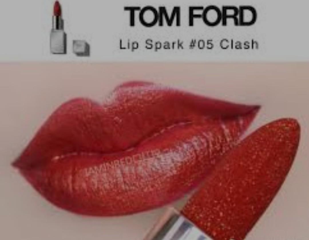 Tom Ford Lip Spark Lipstick 05 Clash, Beauty & Personal Care, Face, Makeup  On Carousell