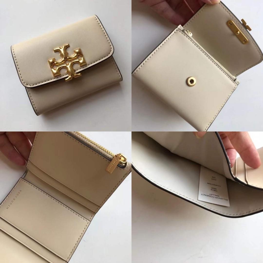 Tory Burch Eleanor Compact wallet, Women's Fashion, Bags & Wallets, Purses  & Pouches on Carousell