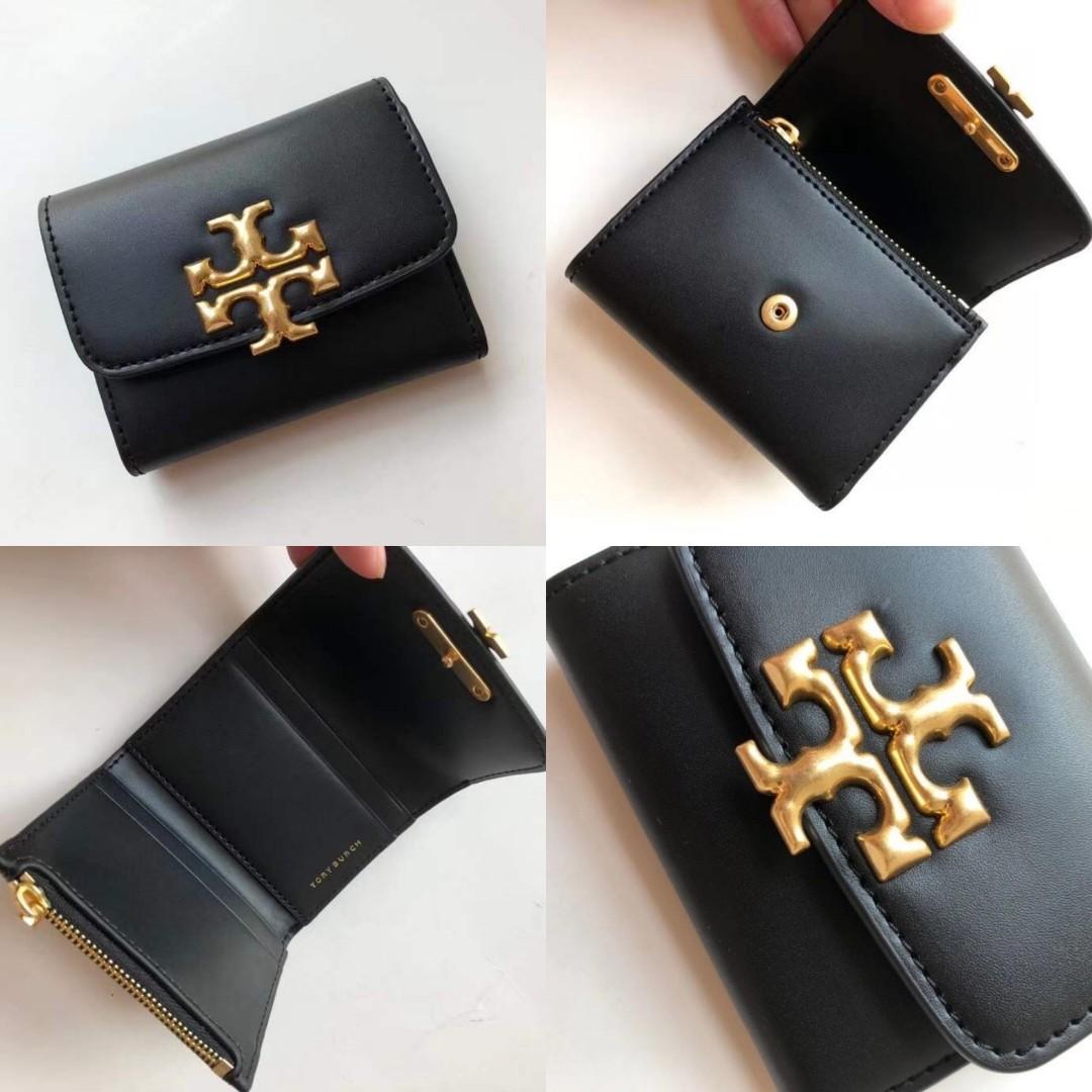 Tory Burch Eleanor Compact wallet, Women's Fashion, Bags & Wallets, Purses  & Pouches on Carousell