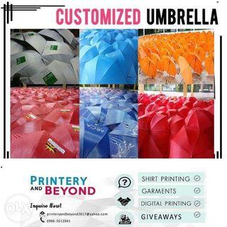 Umbrella customized giveaways