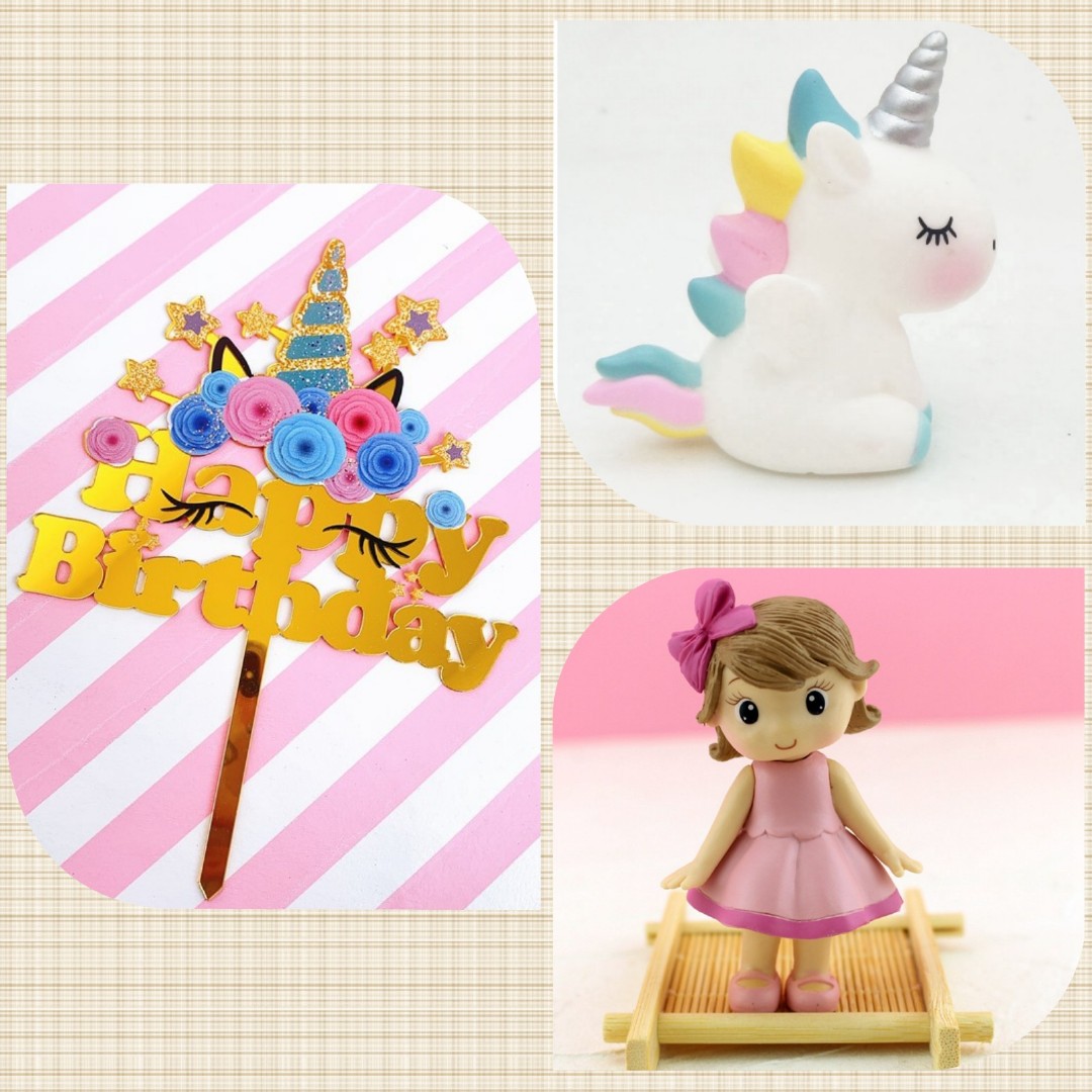 Unicorn Cake Topper Set Furniture Home Living Kitchenware Tableware Bakeware On Carousell Unicorn Cake Topper Set Furniture Home Living Kitchenware Tableware Bakeware On Carousell