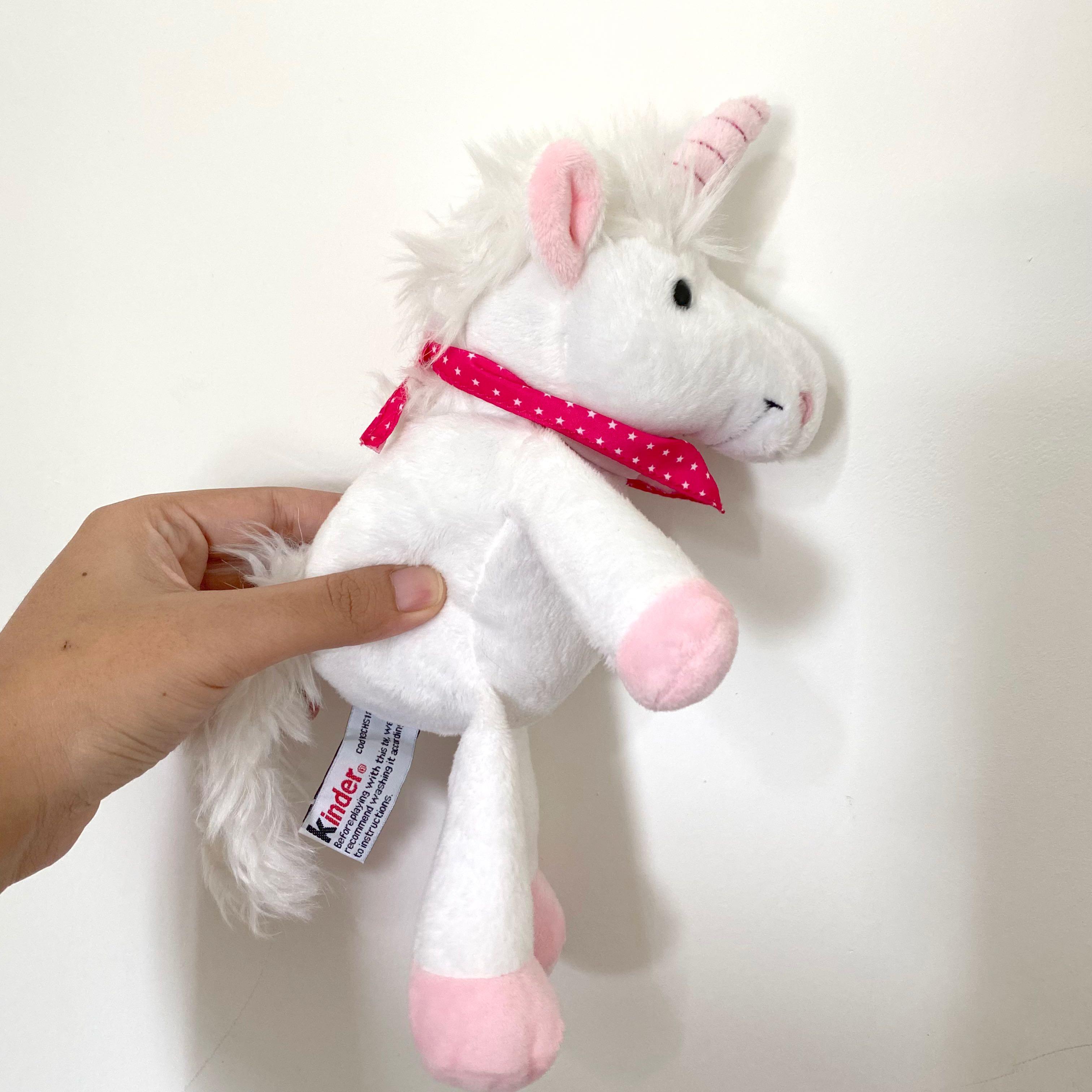 Kinder on sale unicorn plush