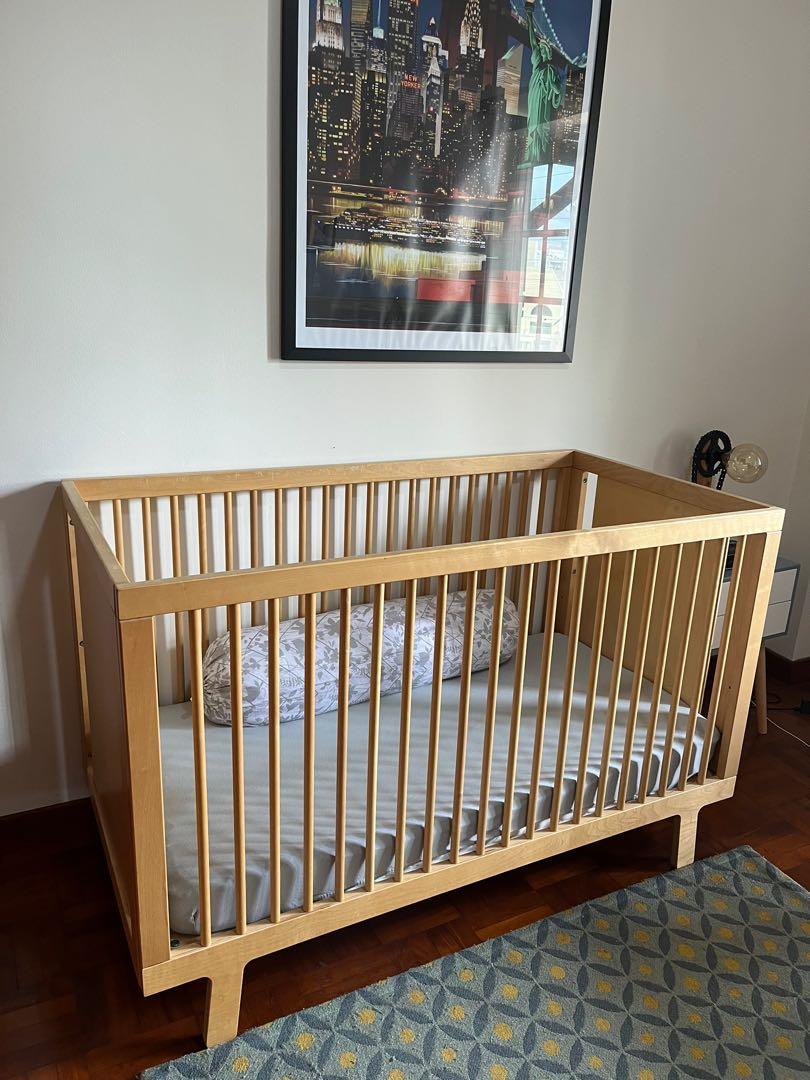 Used Oeuf Sparrow crib & toddler conversion, Babies & Kids, Baby