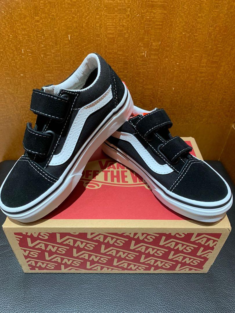 Vans old hot sale skool velcro w