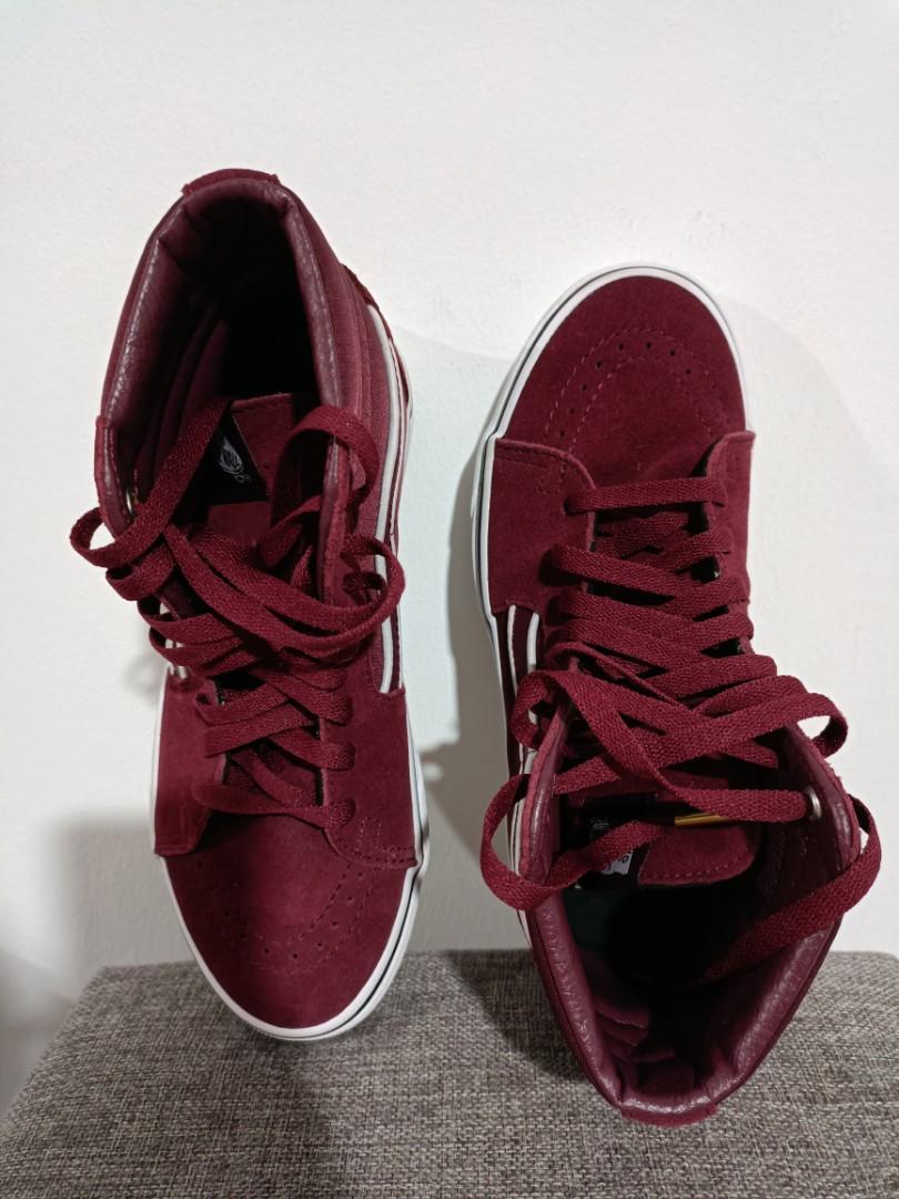 Red new arrivals skater vans