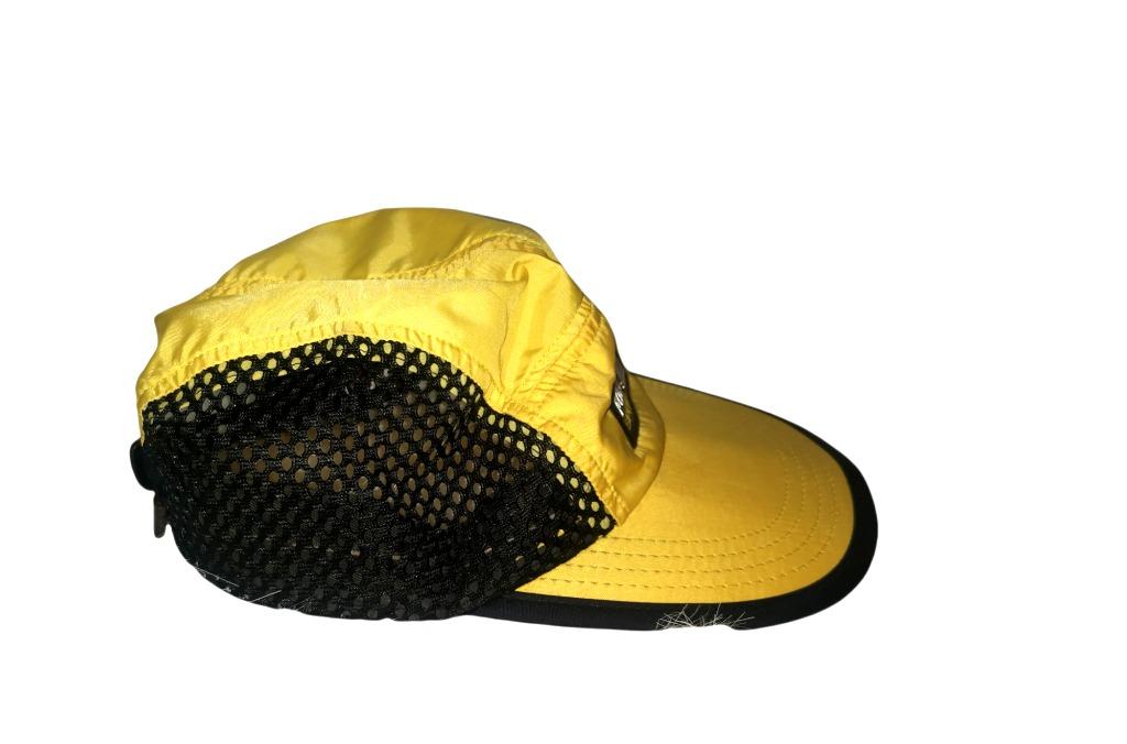 Vintage 90s Polo Sport Ralph lauren yellow and black mesh 5 panel