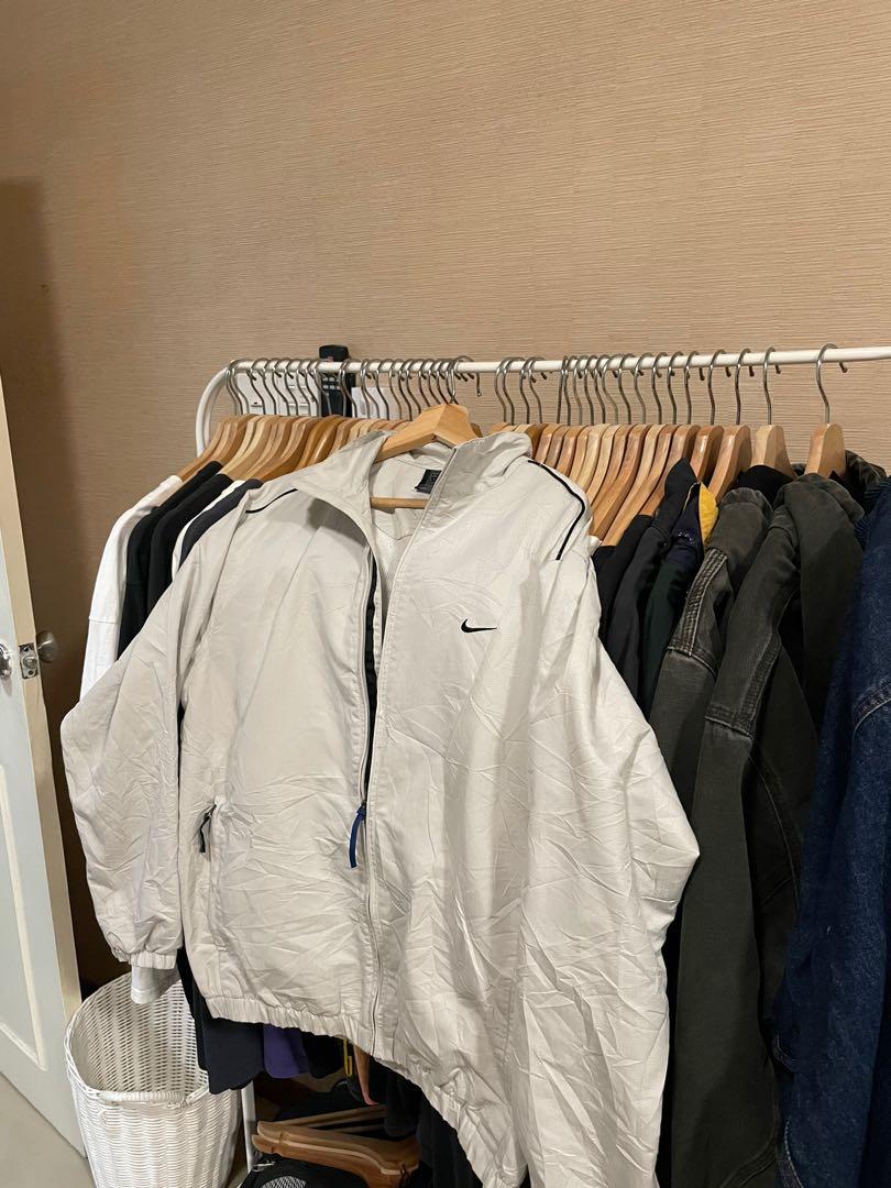 cream nike windbreaker
