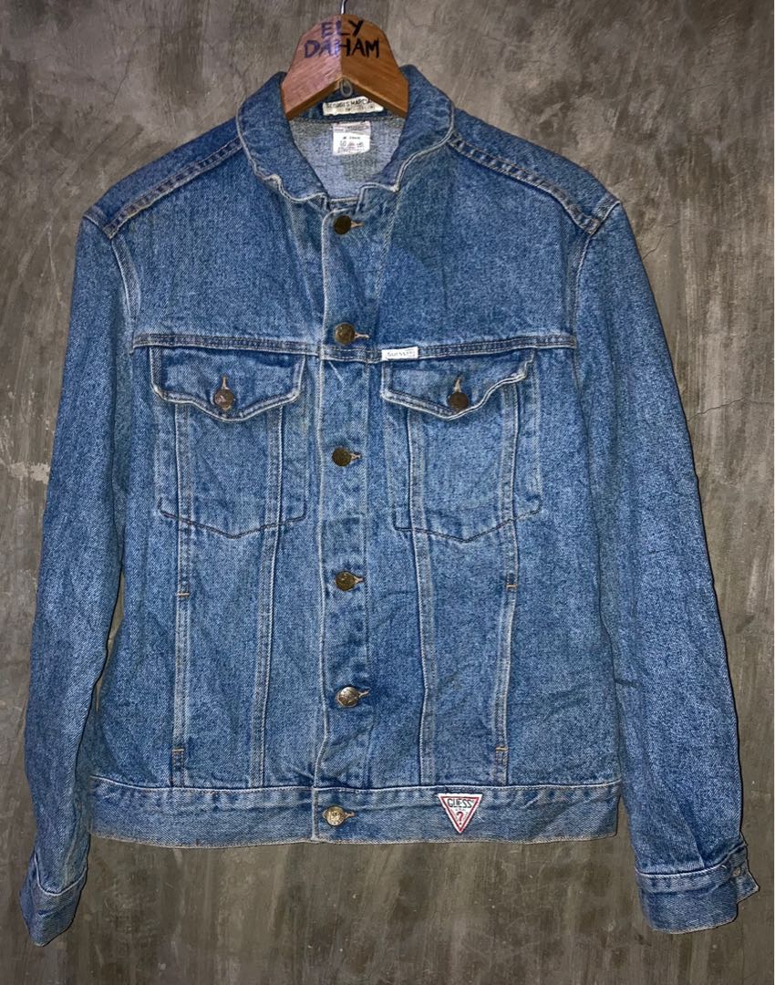 Vintage guess denim jacket new arrivals