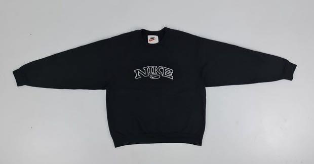 vintage nike polo sweatshirt