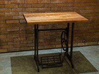 wood sewing machine table