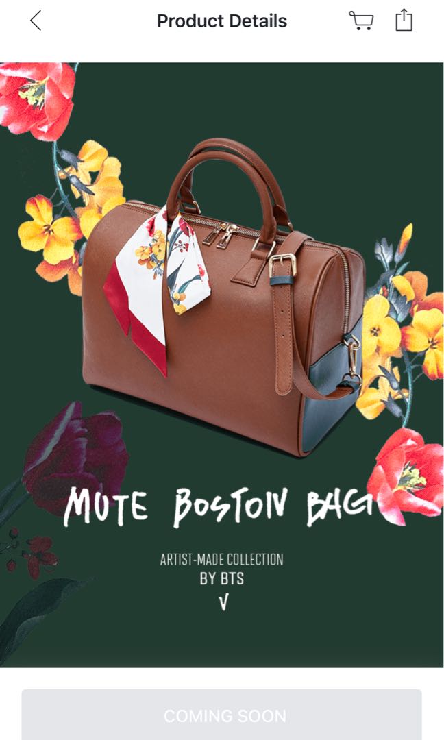 WTB Mute Boston Bag by V, Hobbies & Toys, Collectibles & Memorabilia, Fan  Merchandise on Carousell