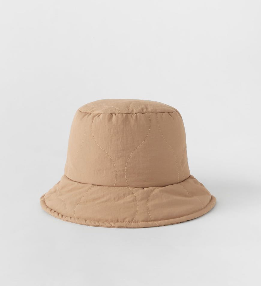 Zara bucket quilted hat, Women's Fashion, Watches & Accessories, Hats