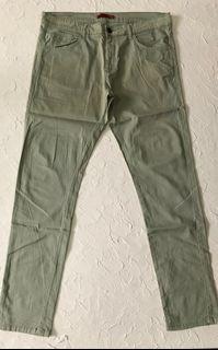Zara Green Chino Pants Size 36
