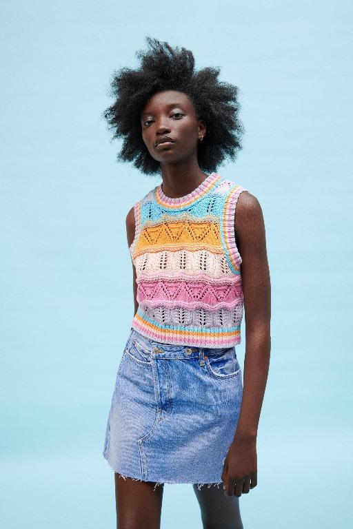 Crochet jumper zara clearance