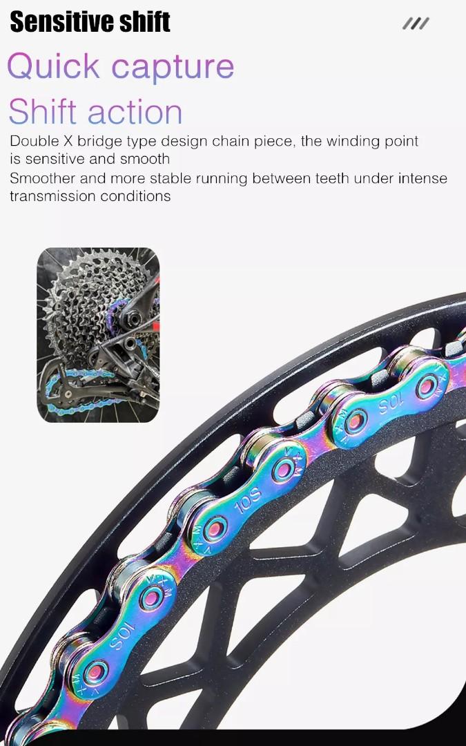 Oil slick chain 10 speed clearance