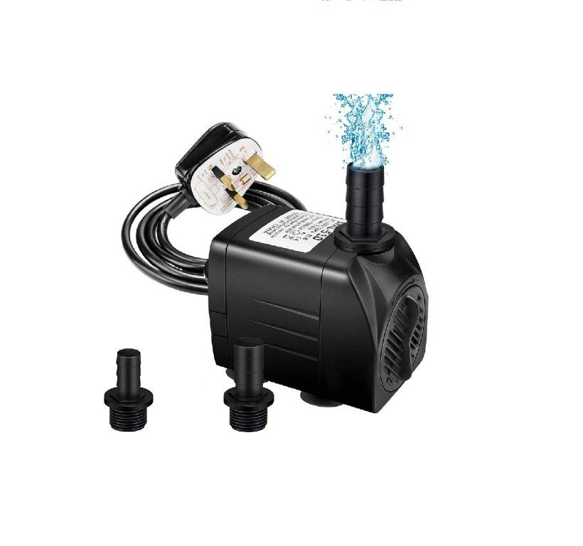 120W Submersible Water Pump 14000L/H 7M Lift Max Pond Pump Amphibious EU Plug 