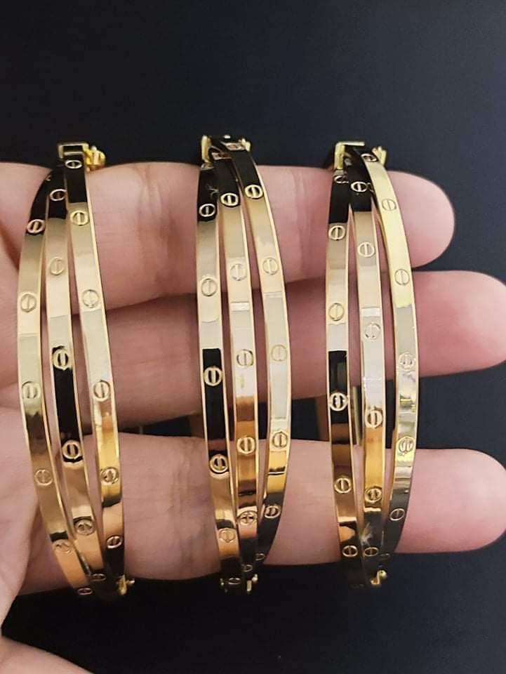 Cartier 3 gold bracelet clearance