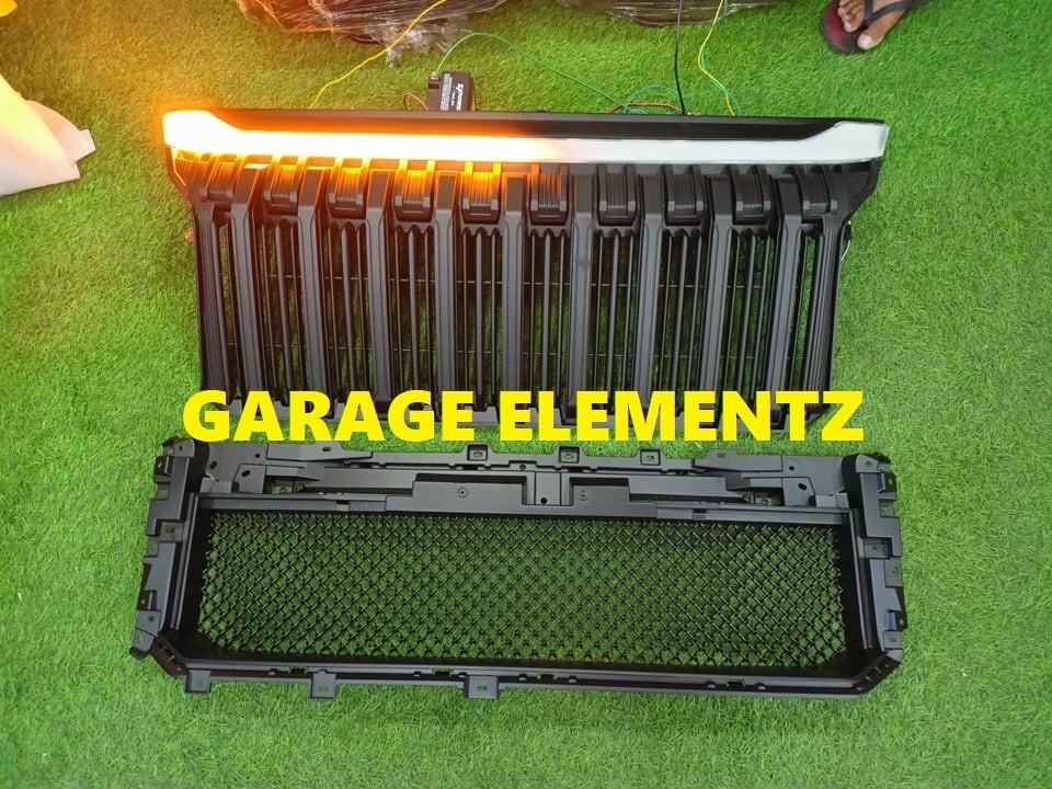 2019 to 2022 Mitsubishi Strada Triton Front grill with LED Light, Car ...