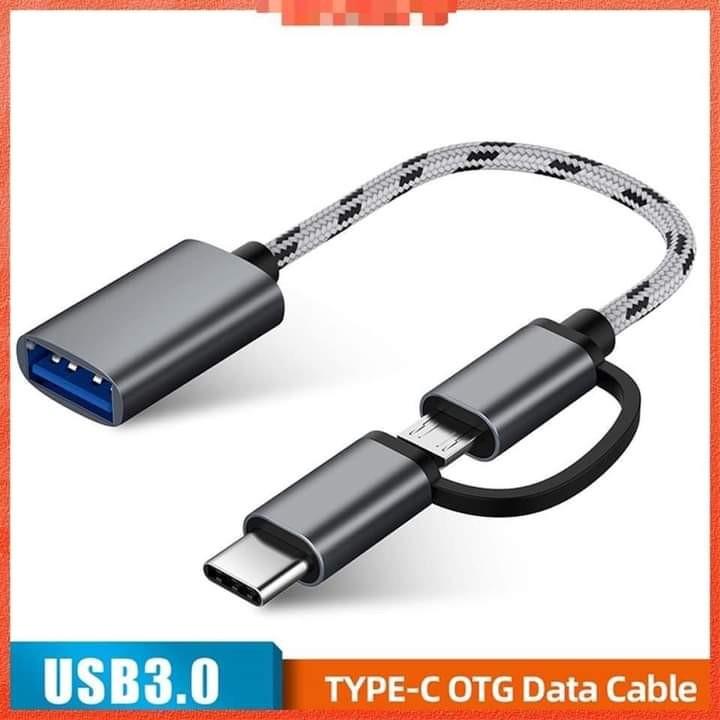 2 In 1 Type C / Micro USB To USB 3.0 OTG Adapter Date Transmission Cable For Android (Category: Cables & Adaptors) located in Makati City. Submitted by vsharon362 (Listing ID 1137019527, Image 2). Description: 2 In 1 Type C / Micro USB To USB 3.0 OTG Adapter Date Transmission Cable For Android Reseller：99 3Color:Gold，Black，Sliver Pick up 999 mall soler st.manila Call us 09364147662 Facebook.com/findanythinguneed2007.