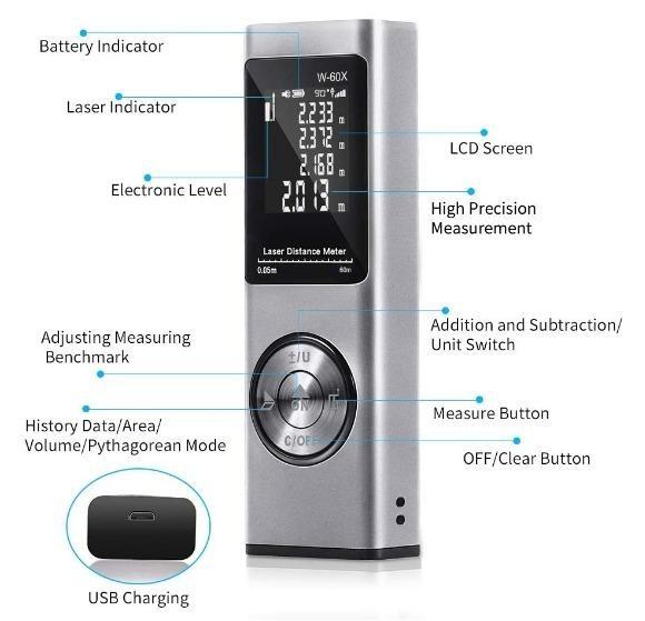 Tooltoo cheap laser measure