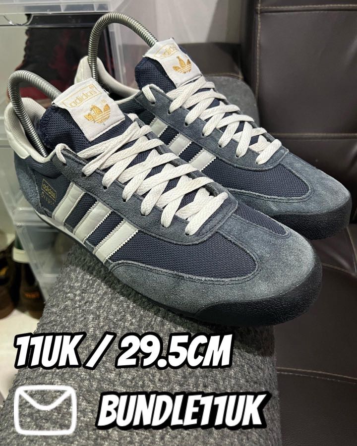 Adidas Dragon Blue White Originals 11UK 
