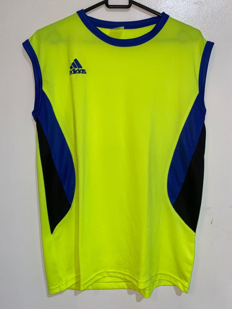 Adidas Neon Tank, Olah Raga, Baju 