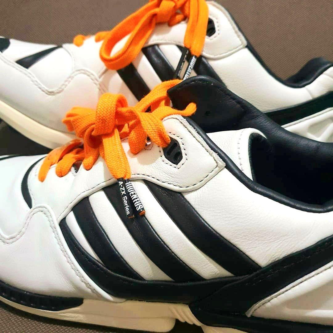 ADIDAS ZX 6000 Juventus (Category: Sneakers) located in Quezon City. Submitted by dashfaster (Listing ID 1135423972, Image 2). Description: guaranteed authentic NEVER WORN no box Italian leather upper leather lining stabilizing torsion system Juventus FC shoes.