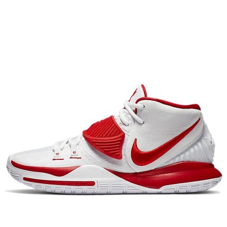 Nike Kyrie 6 White University Red Basketball shoe sneaker Men s