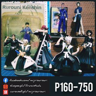 Bleach (Renji, Toshiro, Rukia) • Ruruoni Kenshin aka Samurai X (Soujiro, Saito)