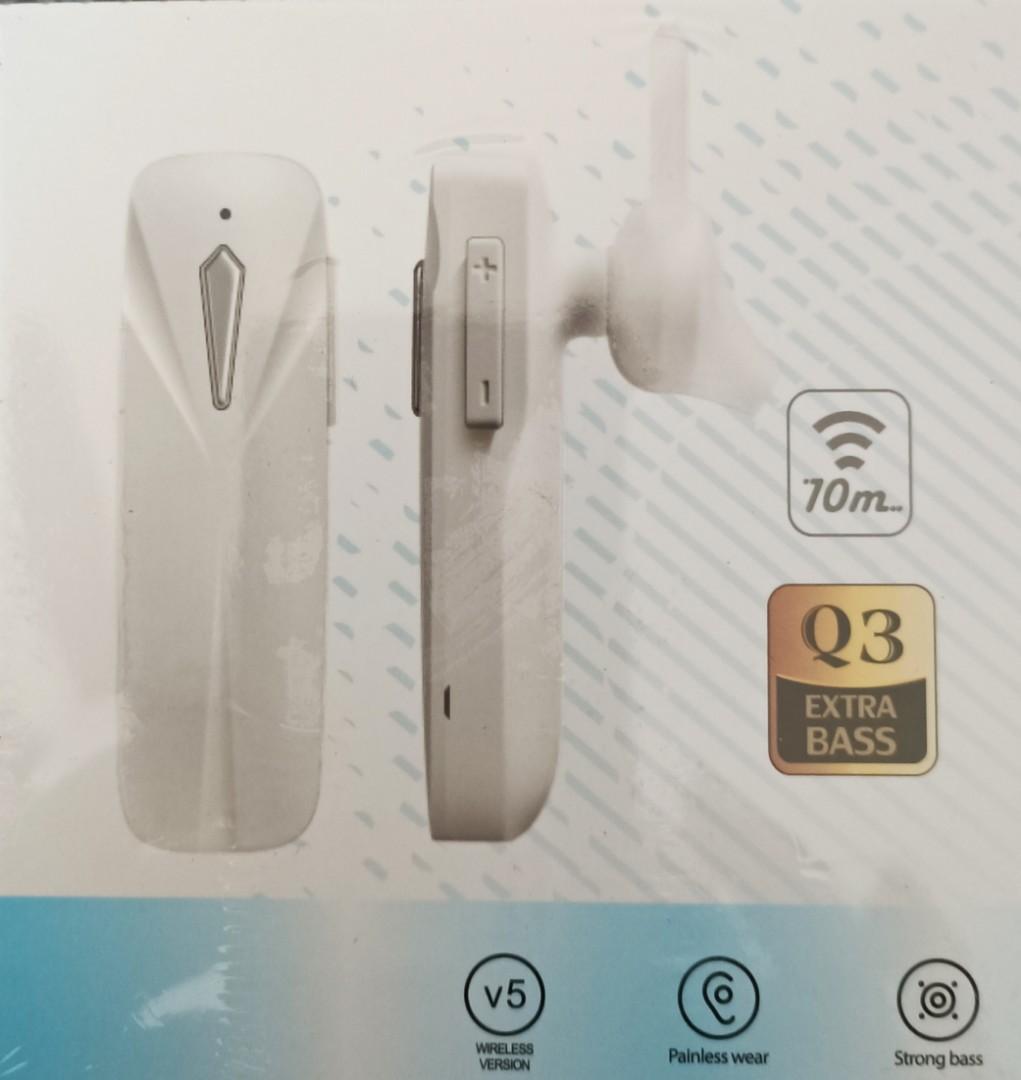 Bluetooth Wireless headset, Extra base for music, 10M talking distance