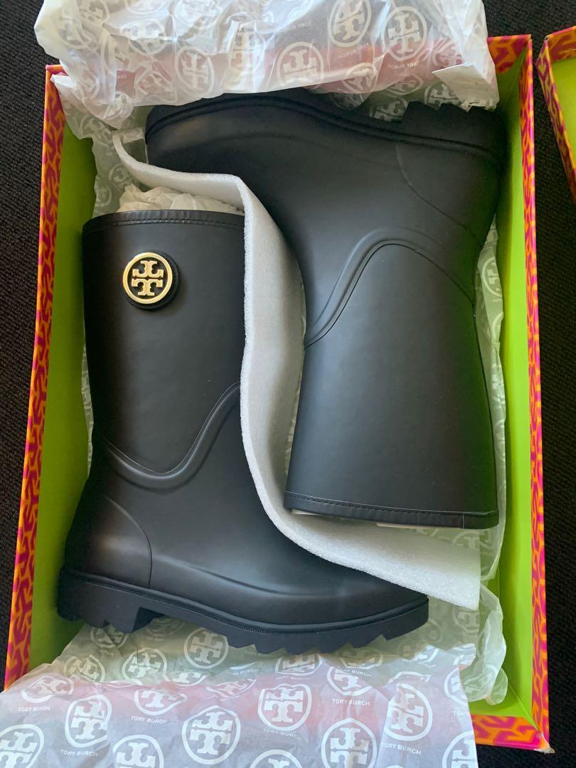 tory burch rain boots size 7