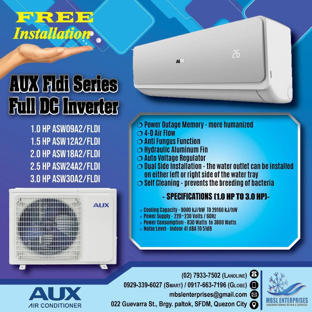 split type inverter aircon power consumption