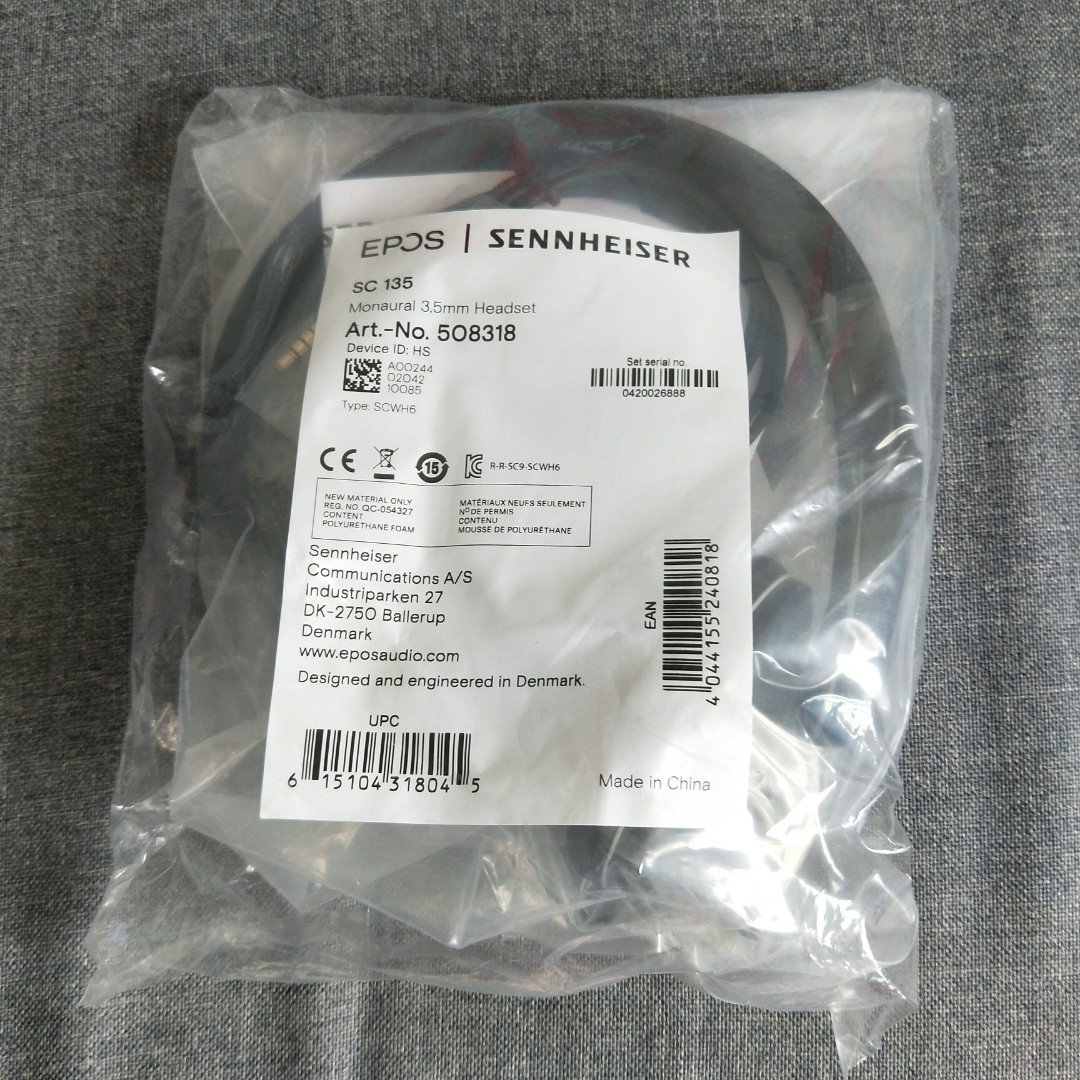 Brand new Sennheiser headset, Audio, Headphones \u0026 Headsets on Carousell