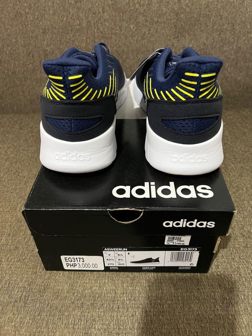 Brandnew ORIGINAL Adidas Asweerun Running Shoes Men's, Men's Fashion,  Footwear, Sneakers on Carousell