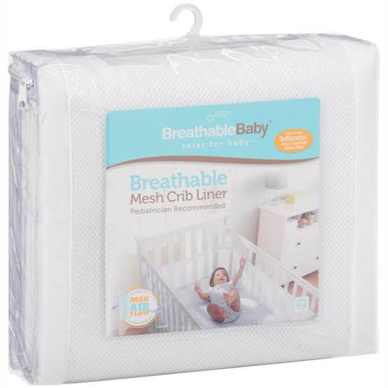 Breathable Mesh Crib Liner (Category: Bed Guards) located in Quezon City. Submitted by gabsj52 (Listing ID 1137021179, Image 3). Description: Ideal crib liner for baby’s crib than using regular bumper pad that are not mesh. To prevent the baby from SIDS (Sudden Infant Death Syndrome) through suffocation. Bought in US. For more information: https://www.healthline.com/health/parenting/crib-bumper-safety Buy at ur own risk 🤍.