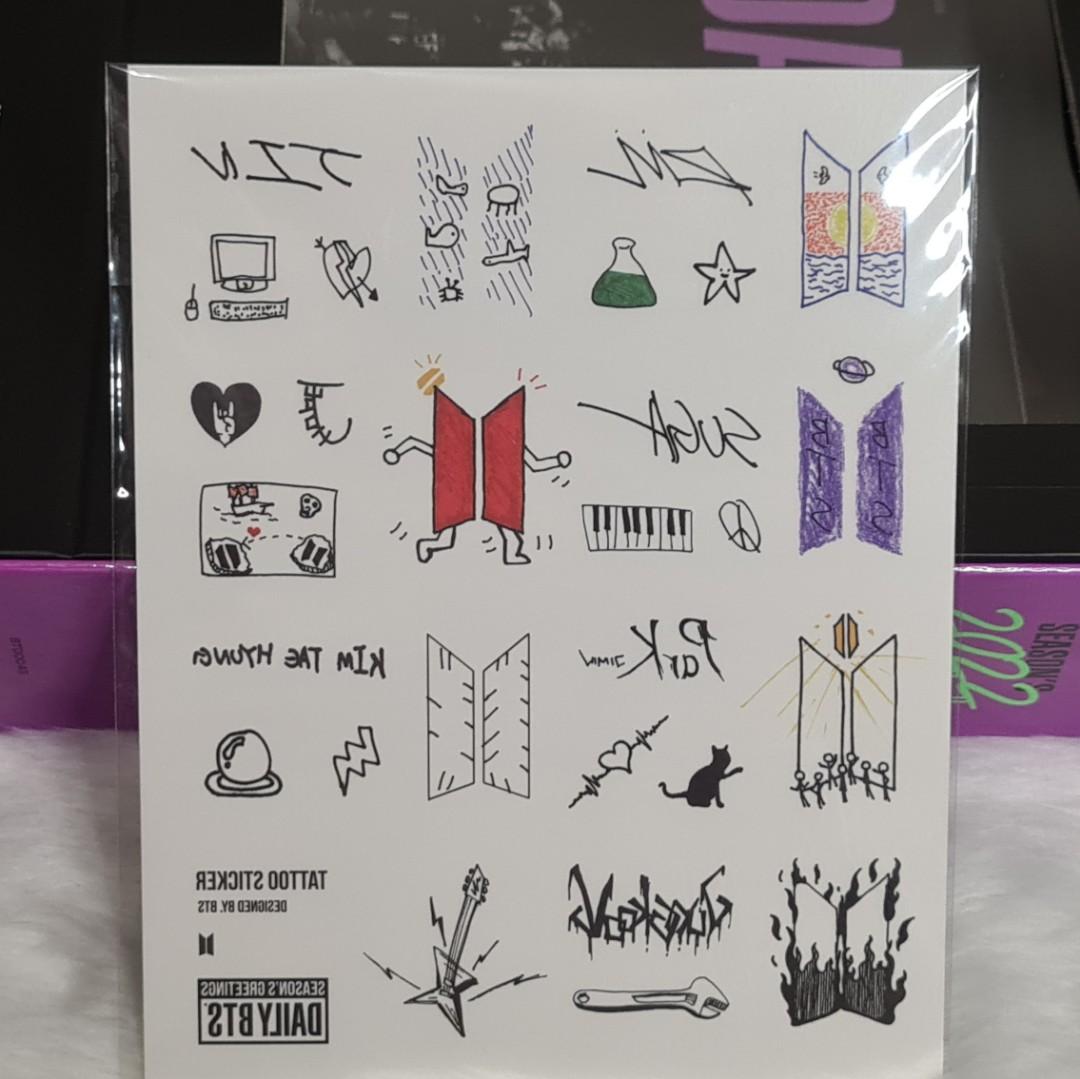 Which members tattoo sticker is which? : r/kep1er