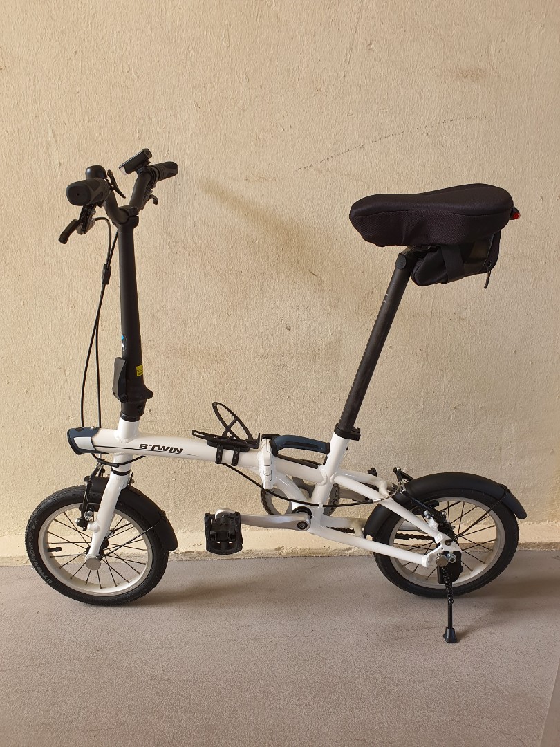 B twin Tilt 500 xs Folding Bike White