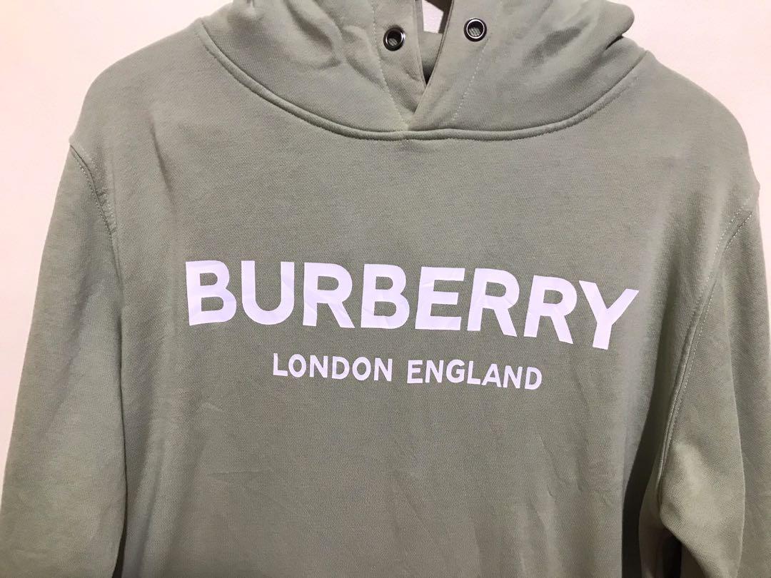 Burberry Hoodie Spellout Jacket, Men's Fashion, Tops & Sets, Hoodies on  Carousell