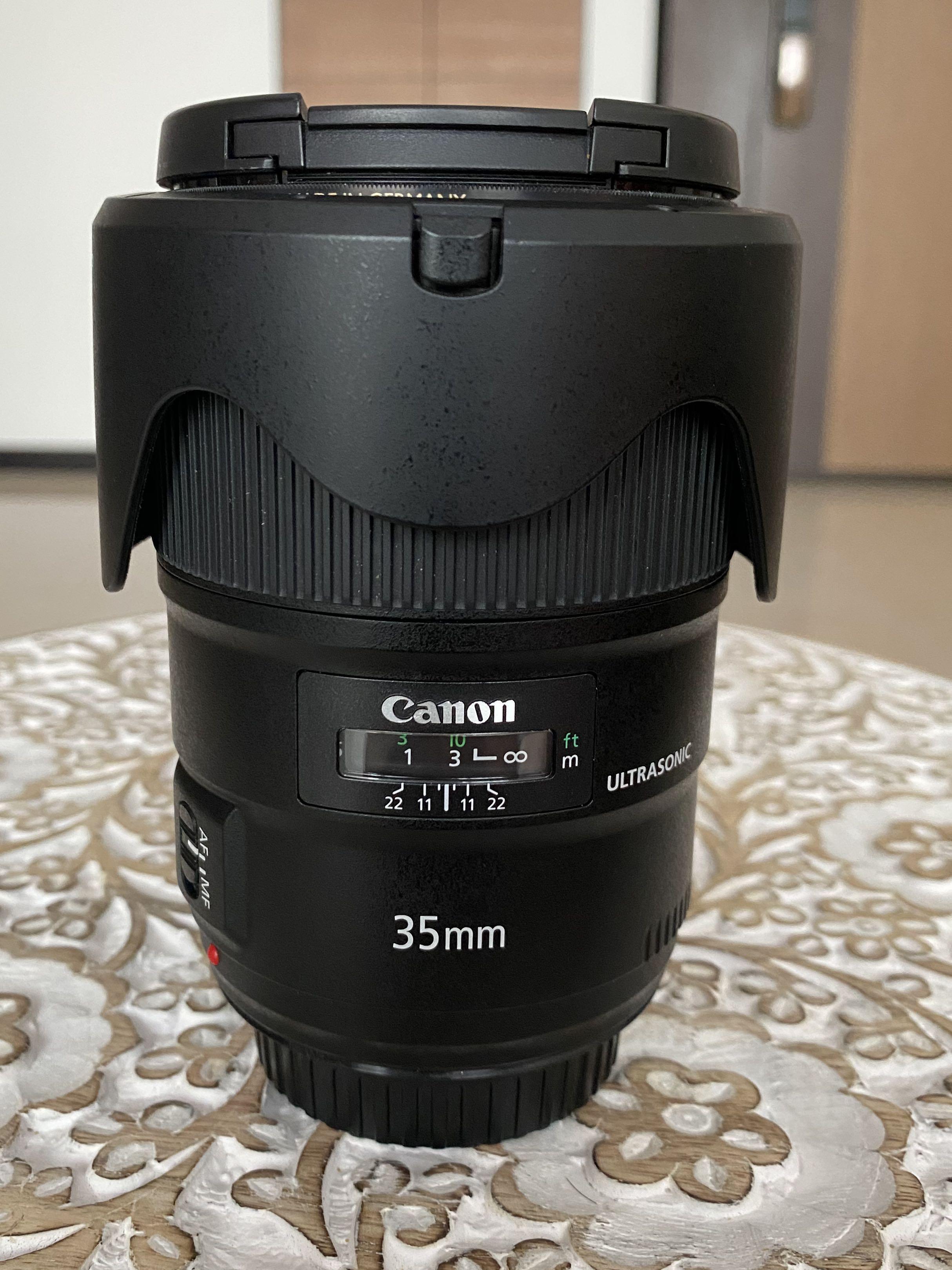 Canon EF 35mm 1:1.4L USM Cappuccio Paraluce